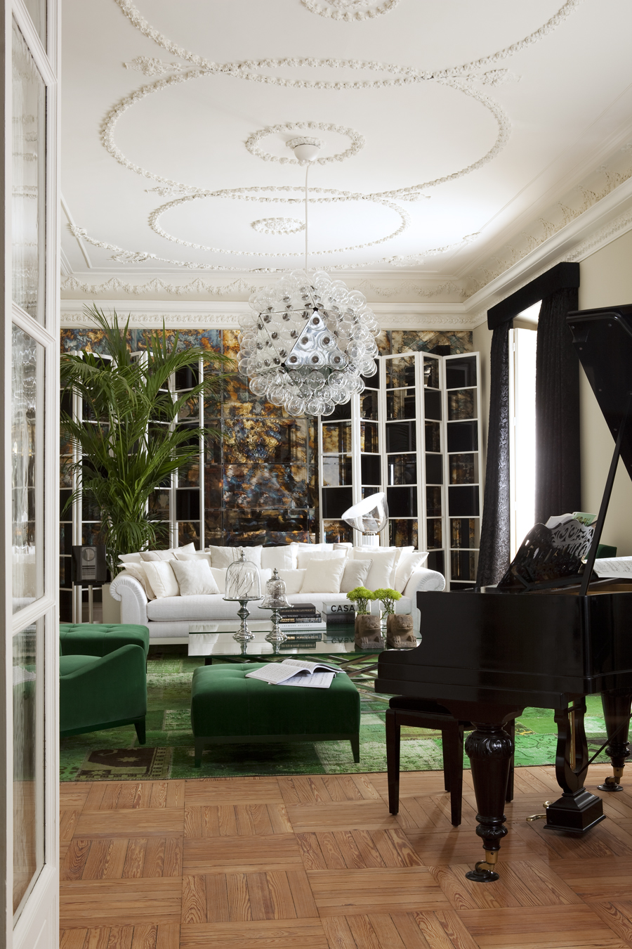 Salón de música por Diego Rodríguez en Casa Decor 2010