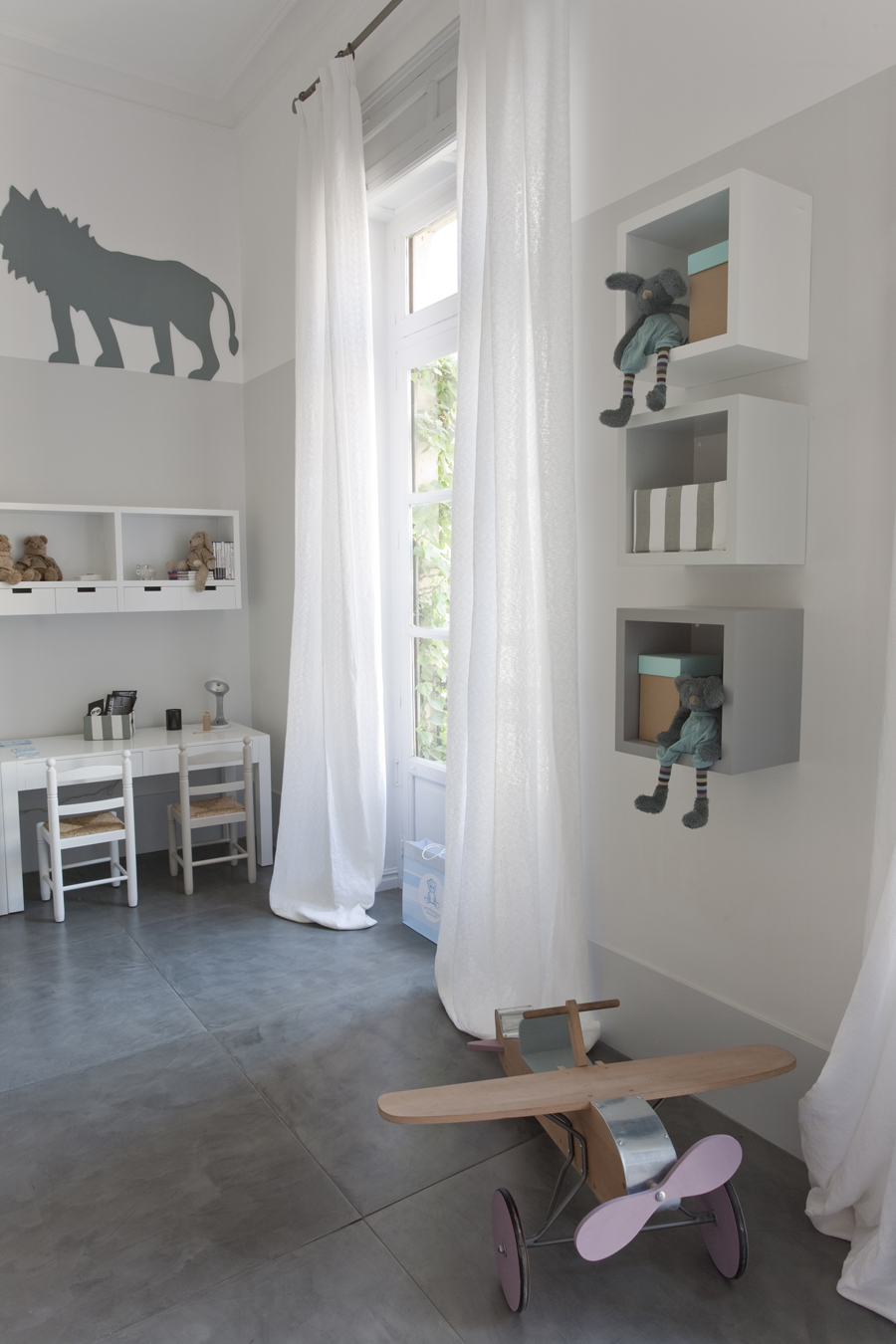 Dormitorio compartido de María Botas en Casa Decor 2010
