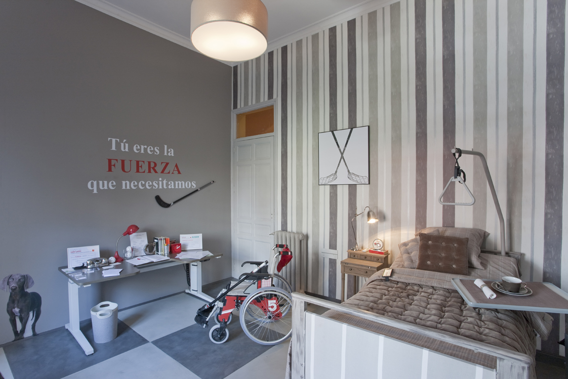 Dormitorio accesible por Suseta de María en Casa Decor 2010