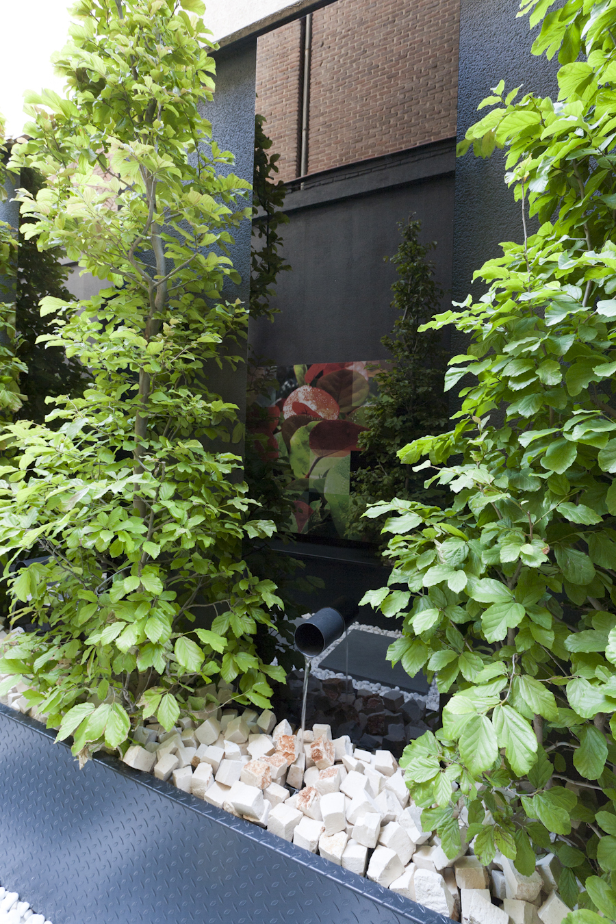Jardín sencillo y ordenado por Jesús Ibáñez en Casa Decor Madrid 2011