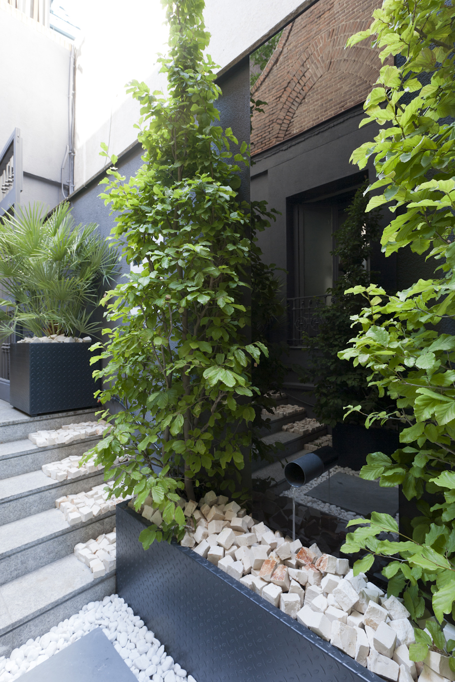 Jardín sencillo y ordenado por Jesús Ibáñez en Casa Decor Madrid 2011