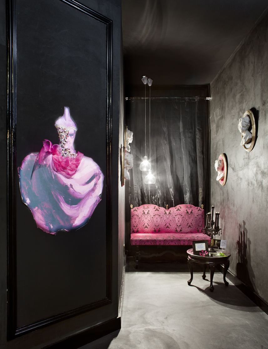 Cristina Barriga, pasillo, "La mina de oro" en Casa Decor 2012