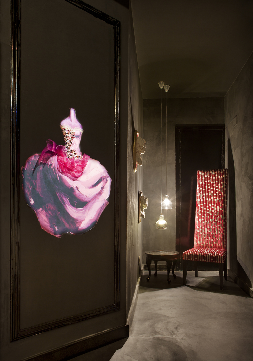 Cristina Barriga, pasillo, "La mina de oro" en Casa Decor 2012