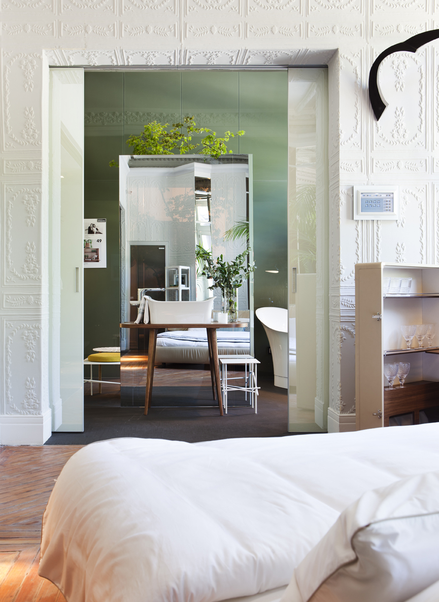 Silvia Trigueros y Celia Gómez, Dormitorio contemporáneo, "Master Suite" en Casa Decor 2012