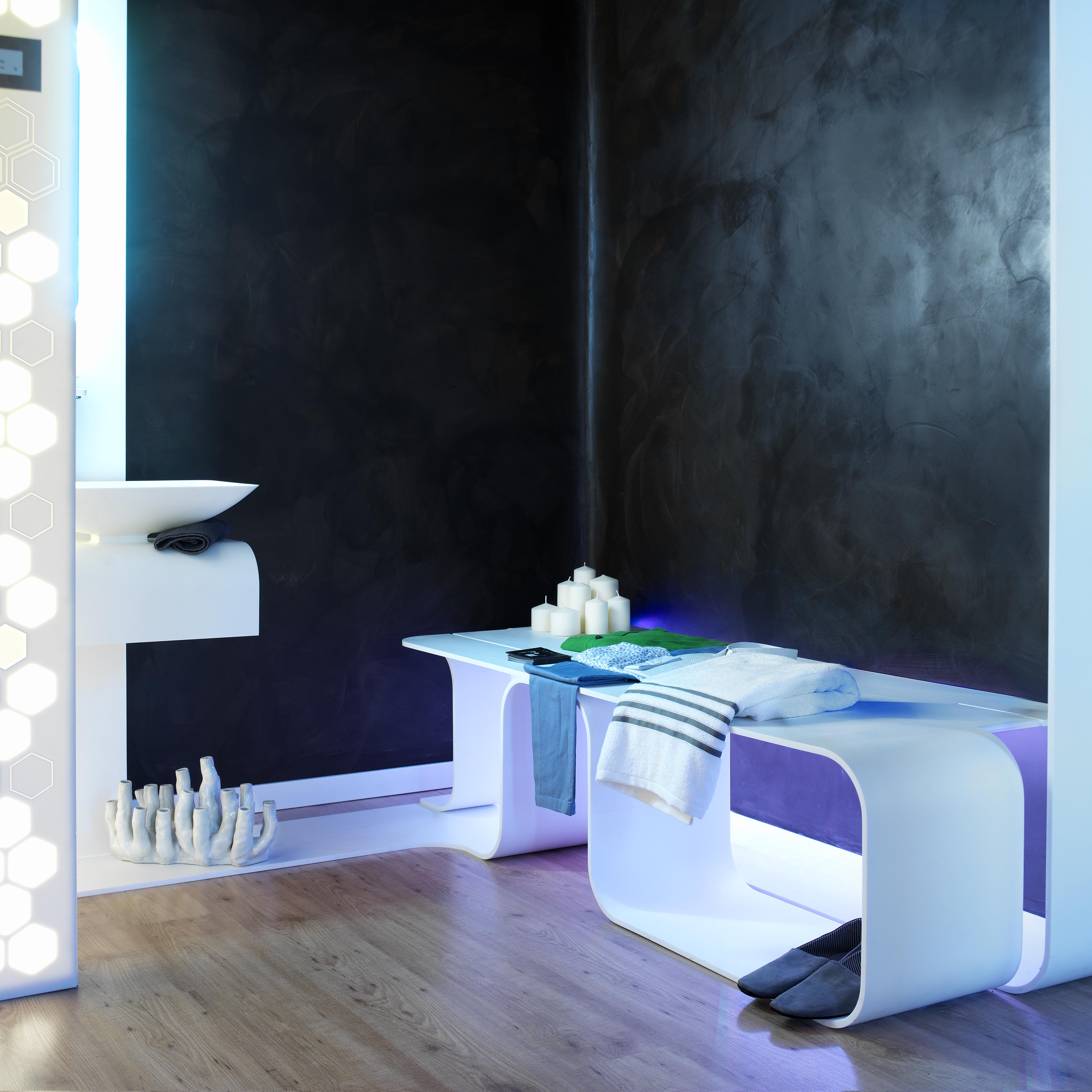 Xavier Martín, sala de relax, "Cocoon Spa Sensorial" en Casa Decor 2012