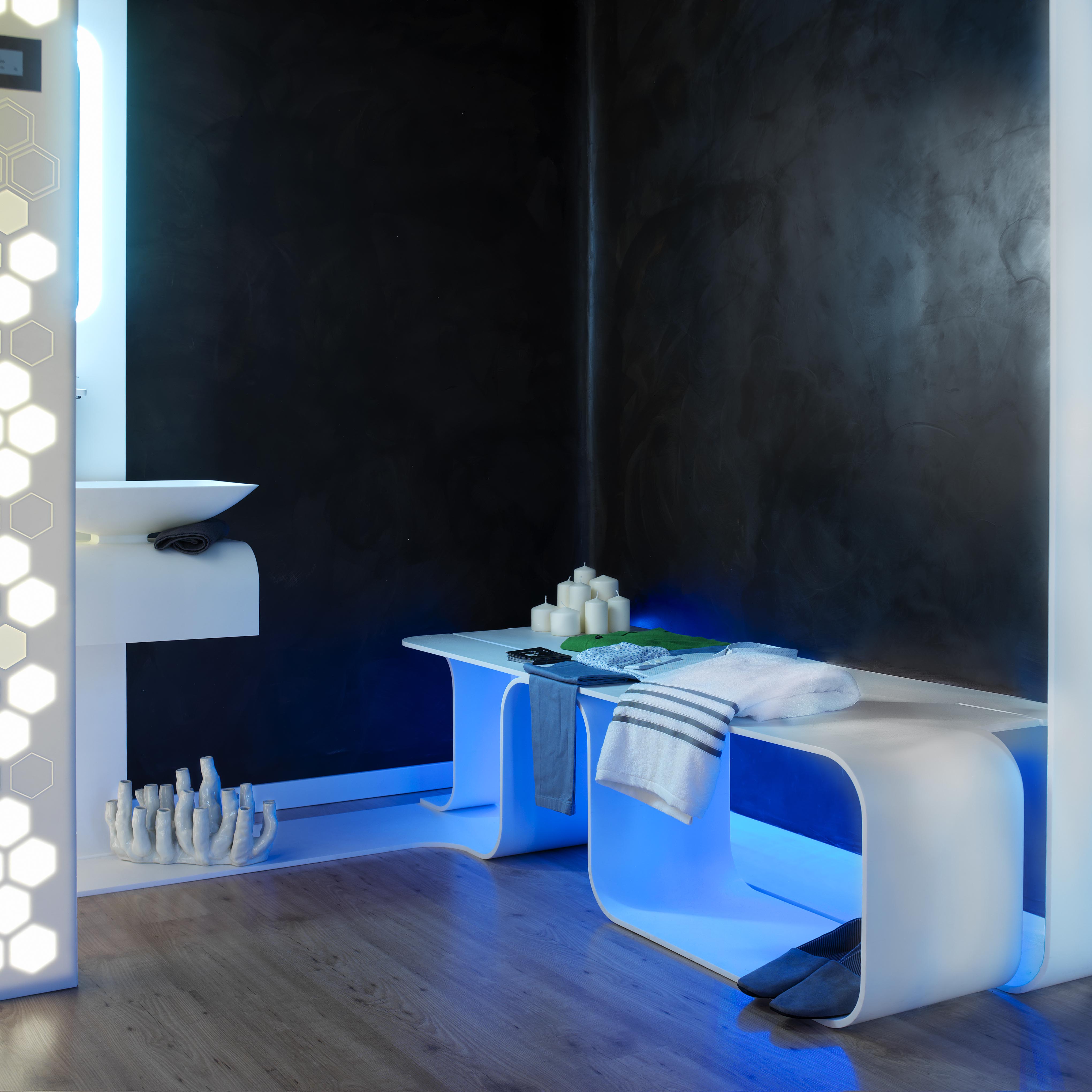 Xavier Martín, sala de relax, "Cocoon Spa Sensorial" en Casa Decor 2012