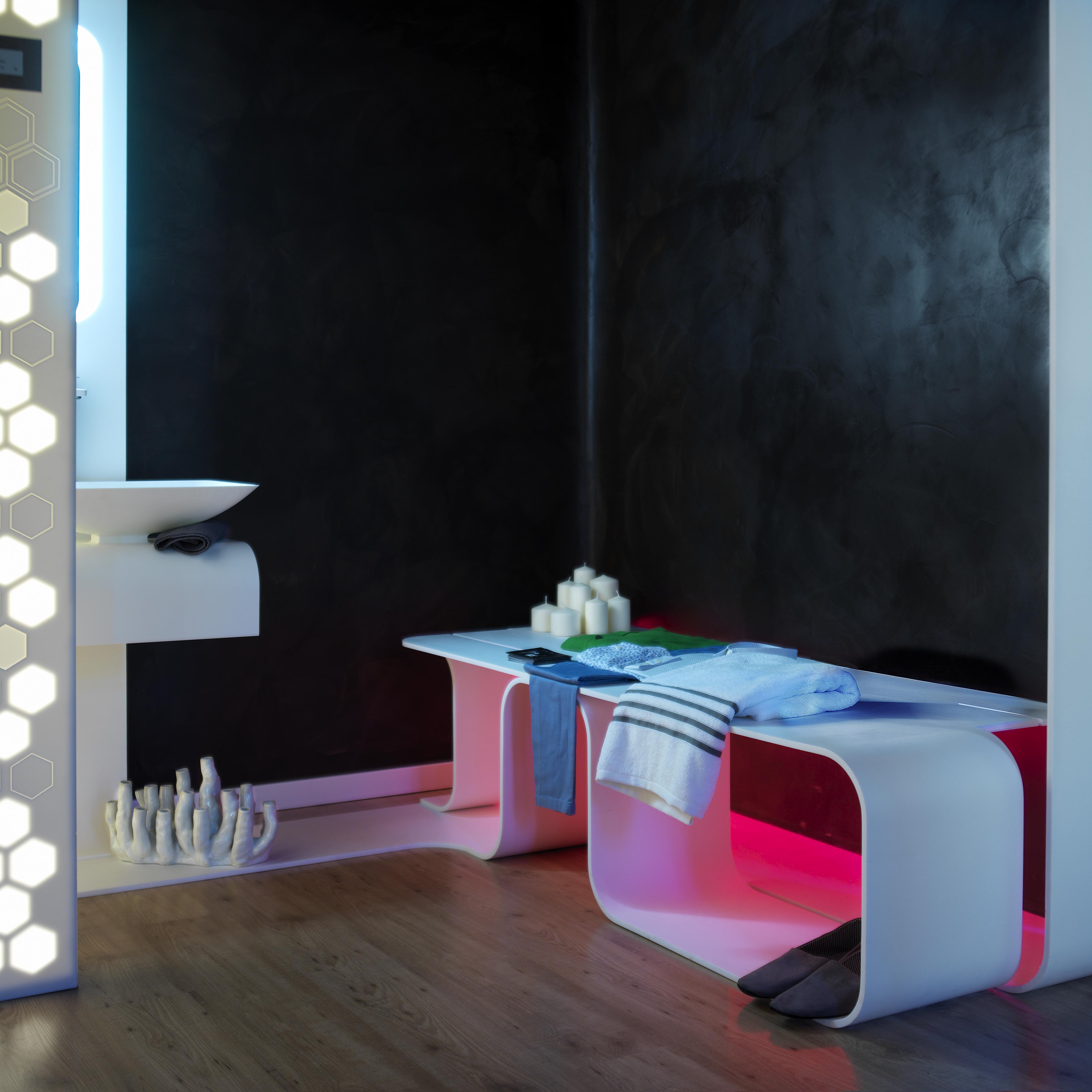Xavier Martín, sala de relax, "Cocoon Spa Sensorial" en Casa Decor 2012