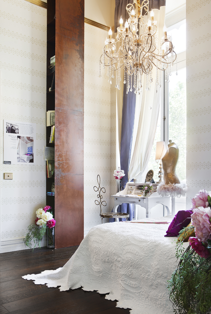 Virginia Albuja y José Luis Navarro, dormitorio feng shui en Casa Decor 2012