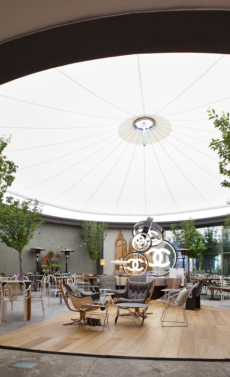 Restaurante de inspiración inglesa por Cuca García Lorente en Casa Decor 2013