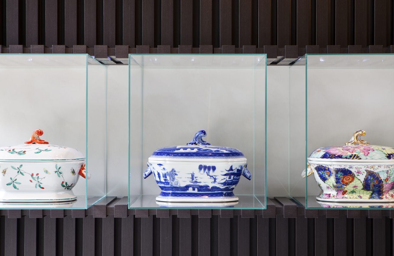 Comedor turquesa por Diego Rodríguez en Casa Decor 2013
