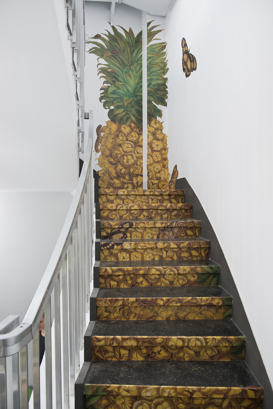 Escaleras decoradas por Juliana de Luca y Angelica Eriksson en Casa Decor 2013