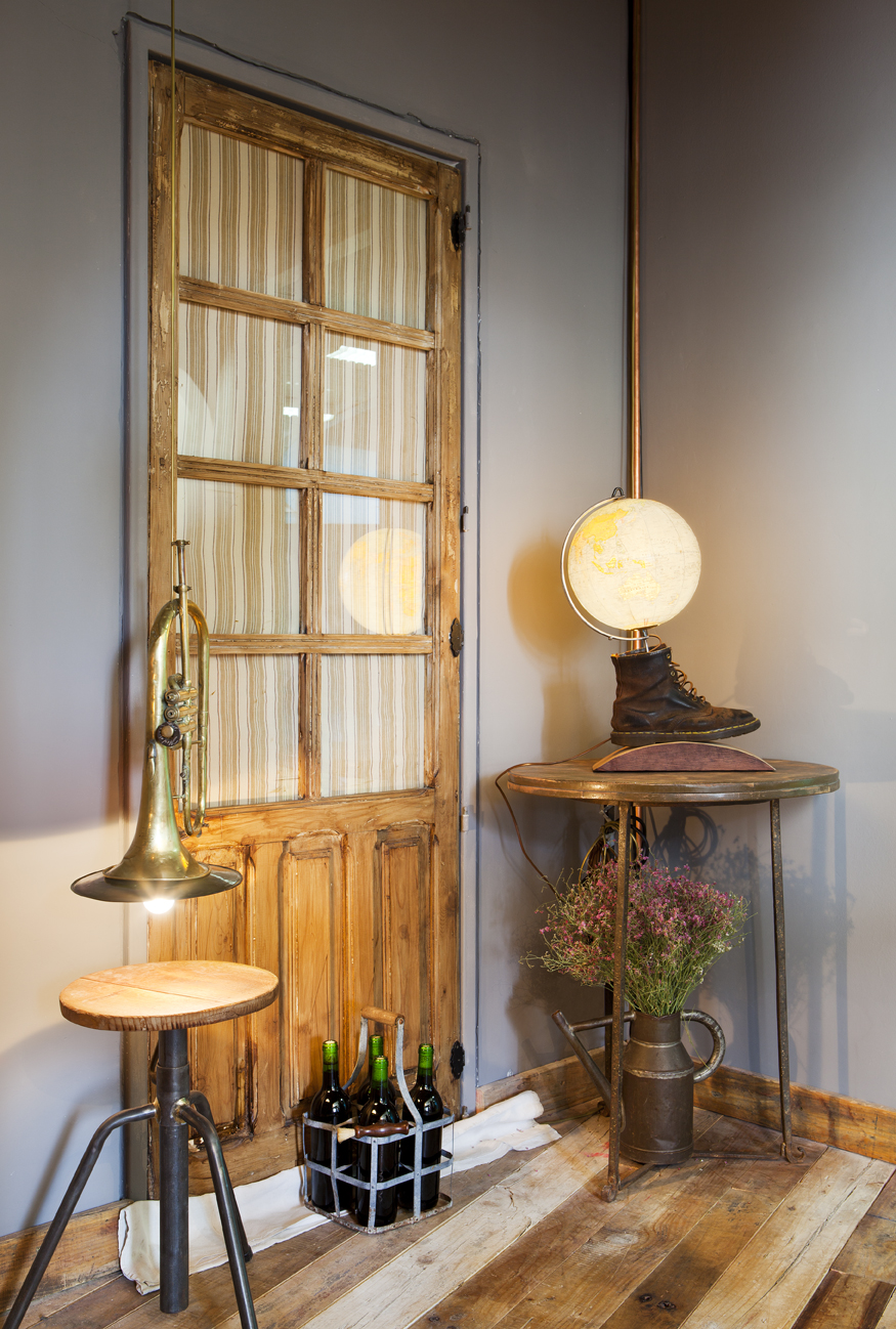 Salón vintage-industrial por Marie y François Magnol en Casa Decor 2013