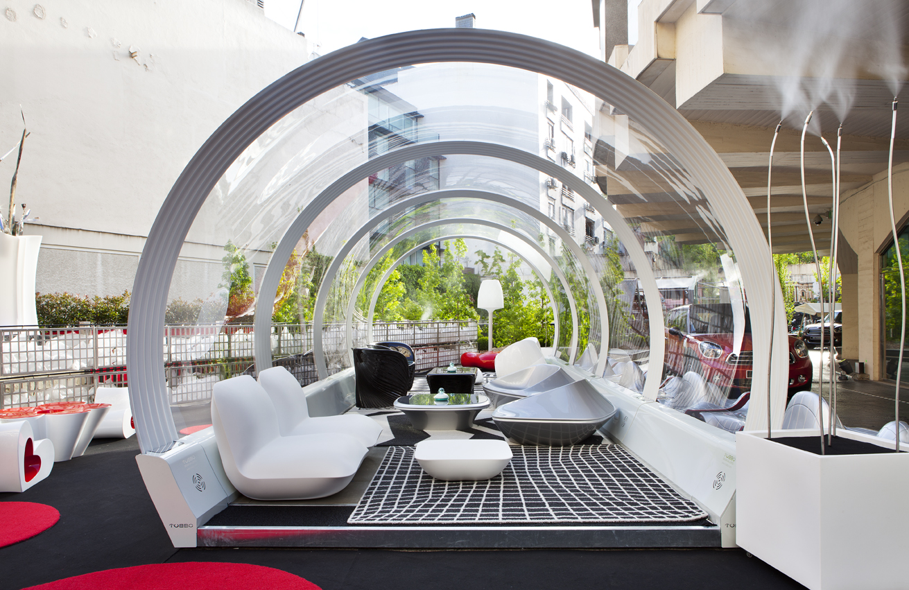 Ambiente exterior por Marisa Gutiérrez en Casa Decor 2013