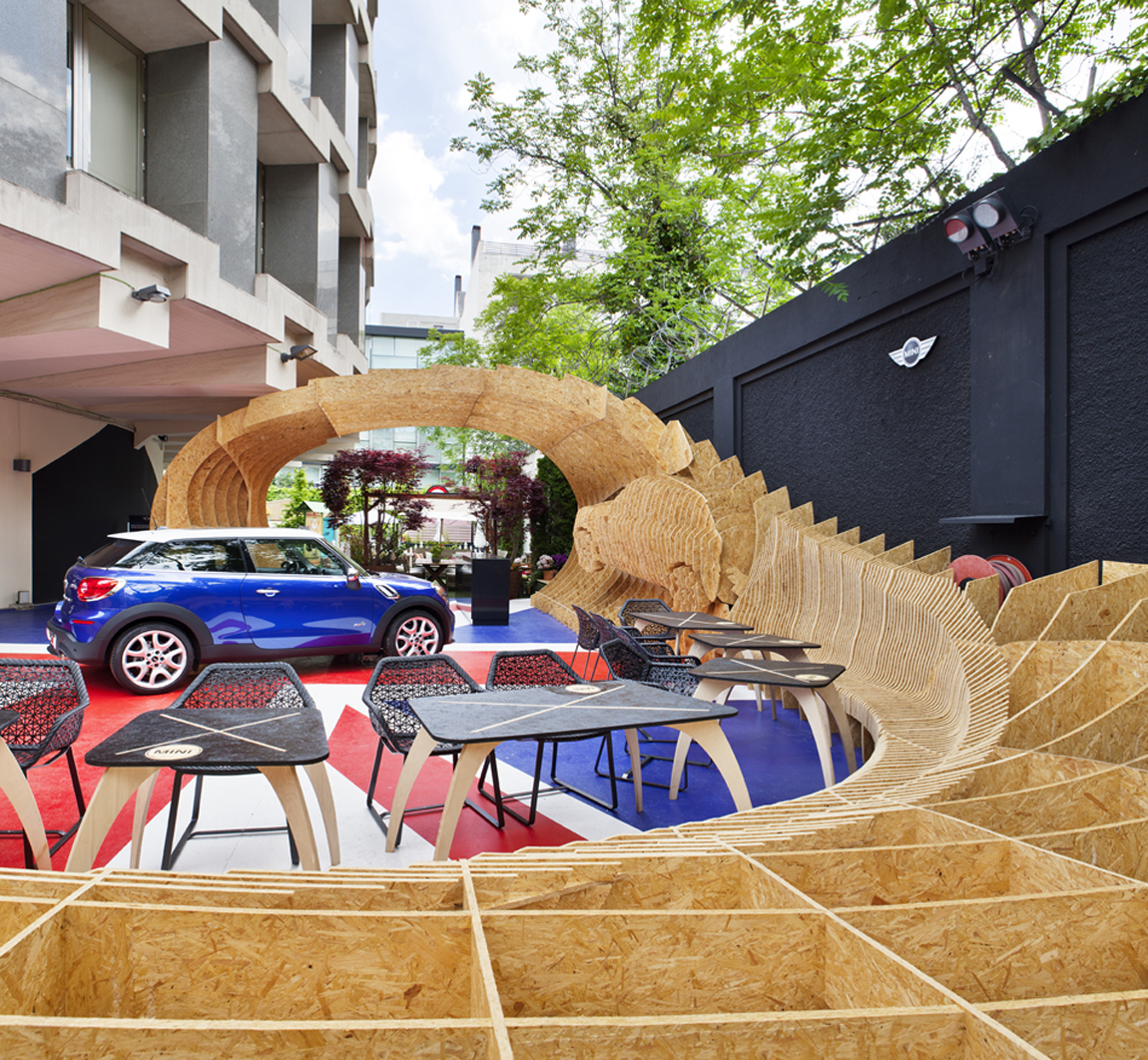 Espacio Mini Paceman Lounge por Bedv Arquitectos en Casa Decor 2013
