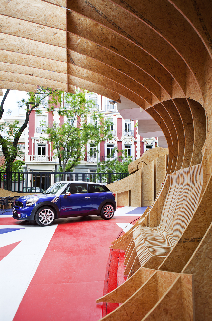 Espacio Mini Paceman Lounge por Bedv Arquitectos en Casa Decor 2013