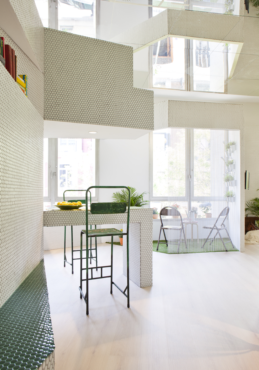 Apartamento de 36 m2 por Zooco Estudio en Casa Decor 2013