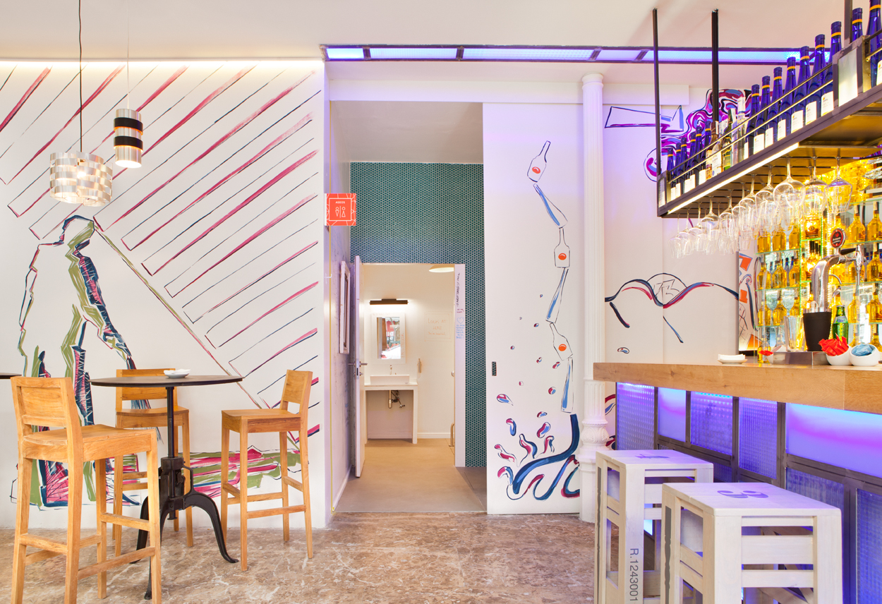 Bar de Cuca García Lorente "Volando Vengo" en Casa Decor 2014