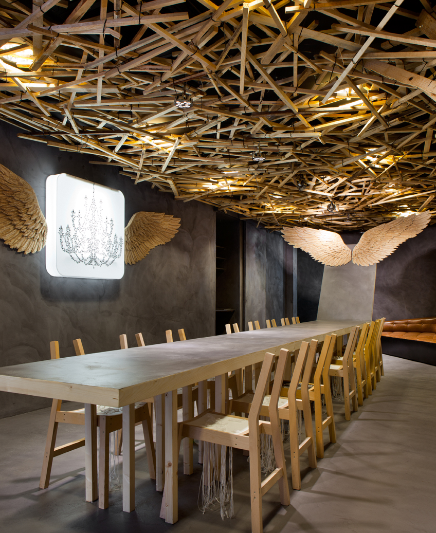 Cafetería de Silka Barrio, Unai Gabilondo e Ibai Gabilondo en Casa Decor 2014