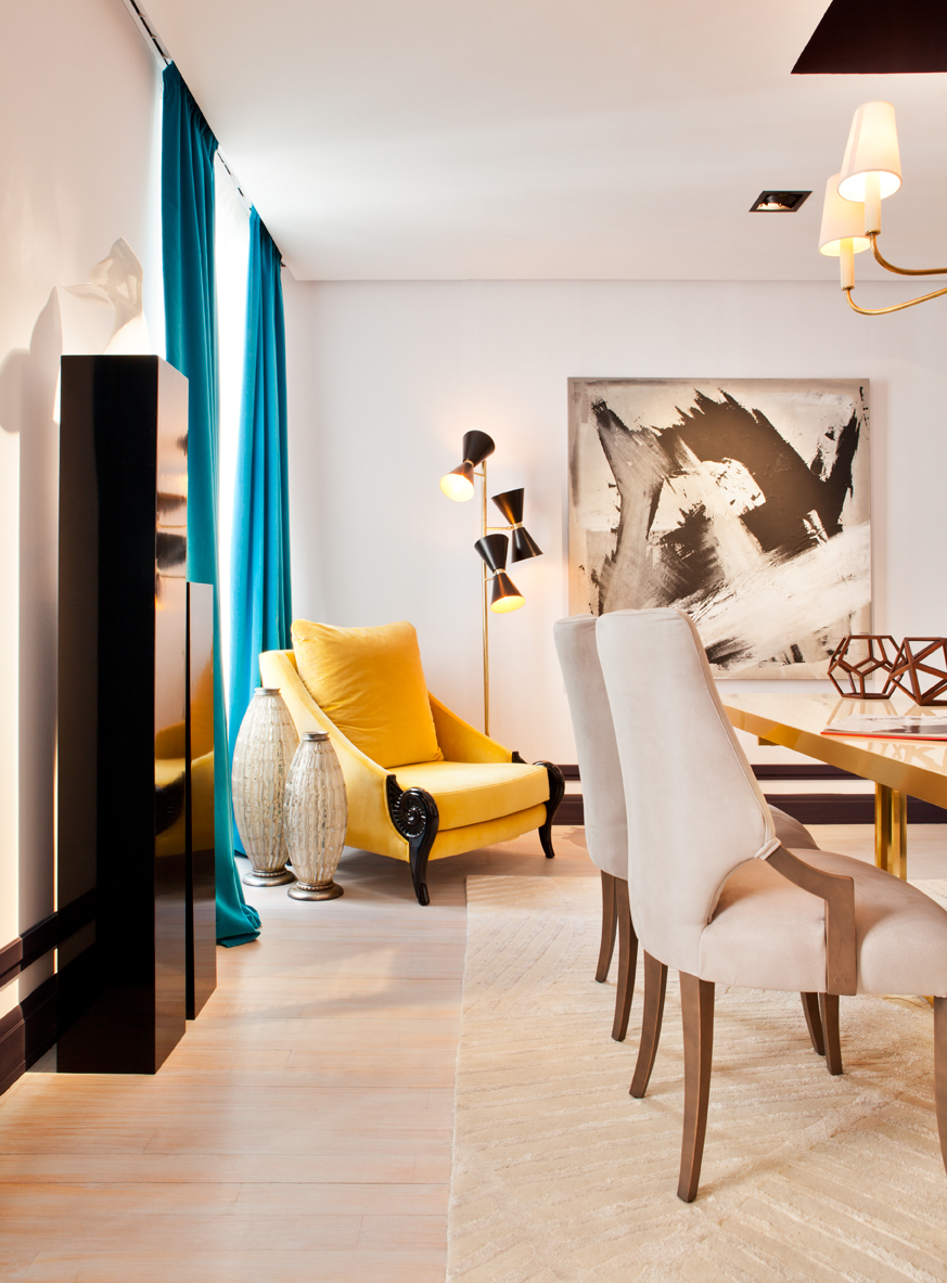 Comedor de estilo ecléctico en Casa Decor 2014