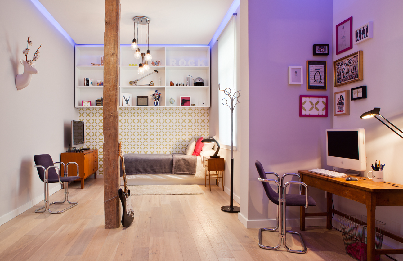 Jorge Gancedo y Rafael Vázquez, habitación juvenil, "Bambi Ramone"