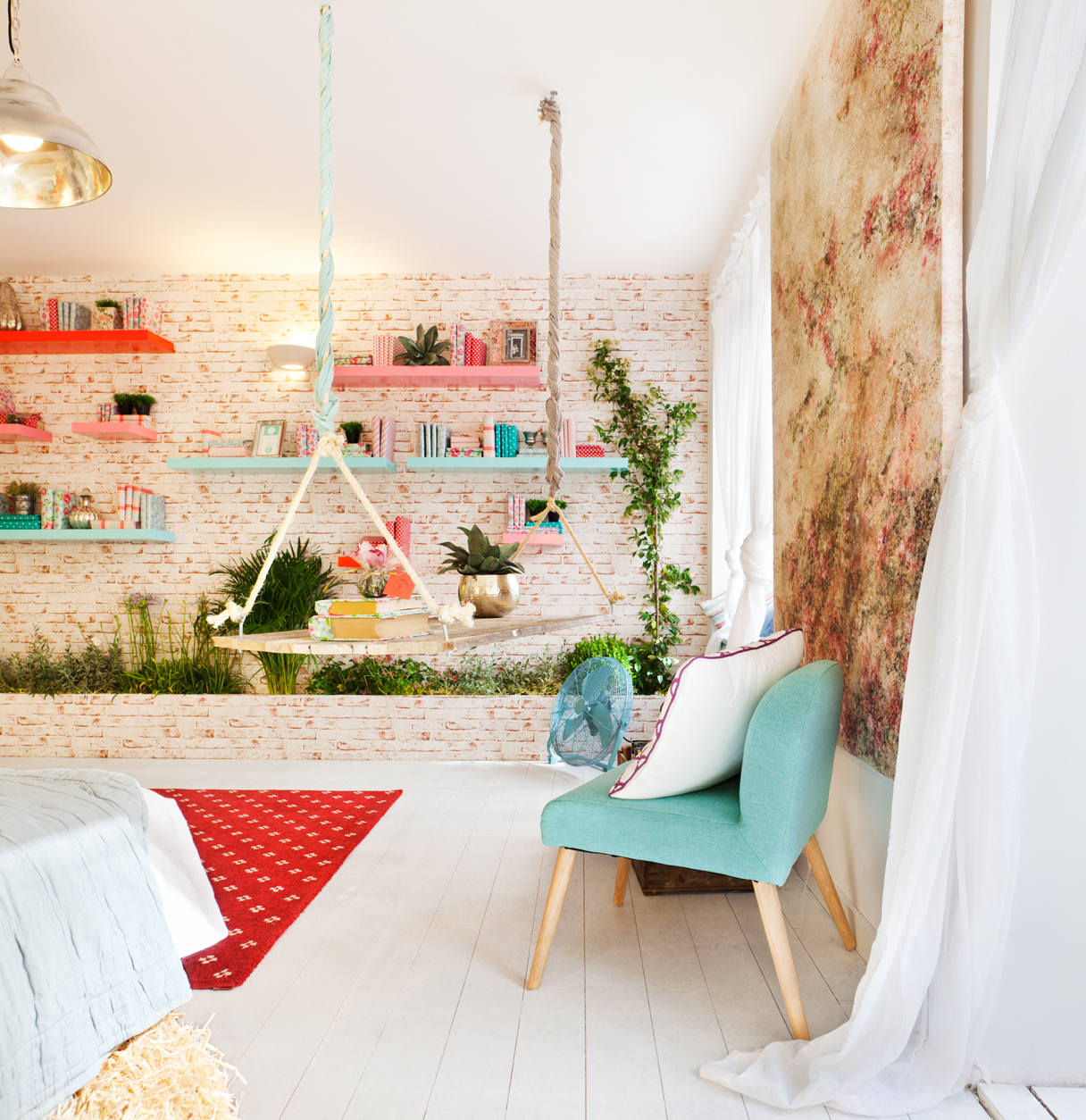 Santayana Dream, dormitorio femenino, “El jardín de los sueños”