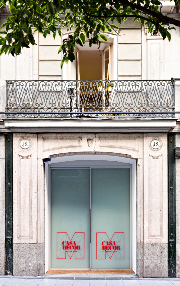 Javier Quero, Óscar Ordóñez, Pablo Casado y Javier Fernández, fachada, "Iluminación Singular", Casa Decor 2014
