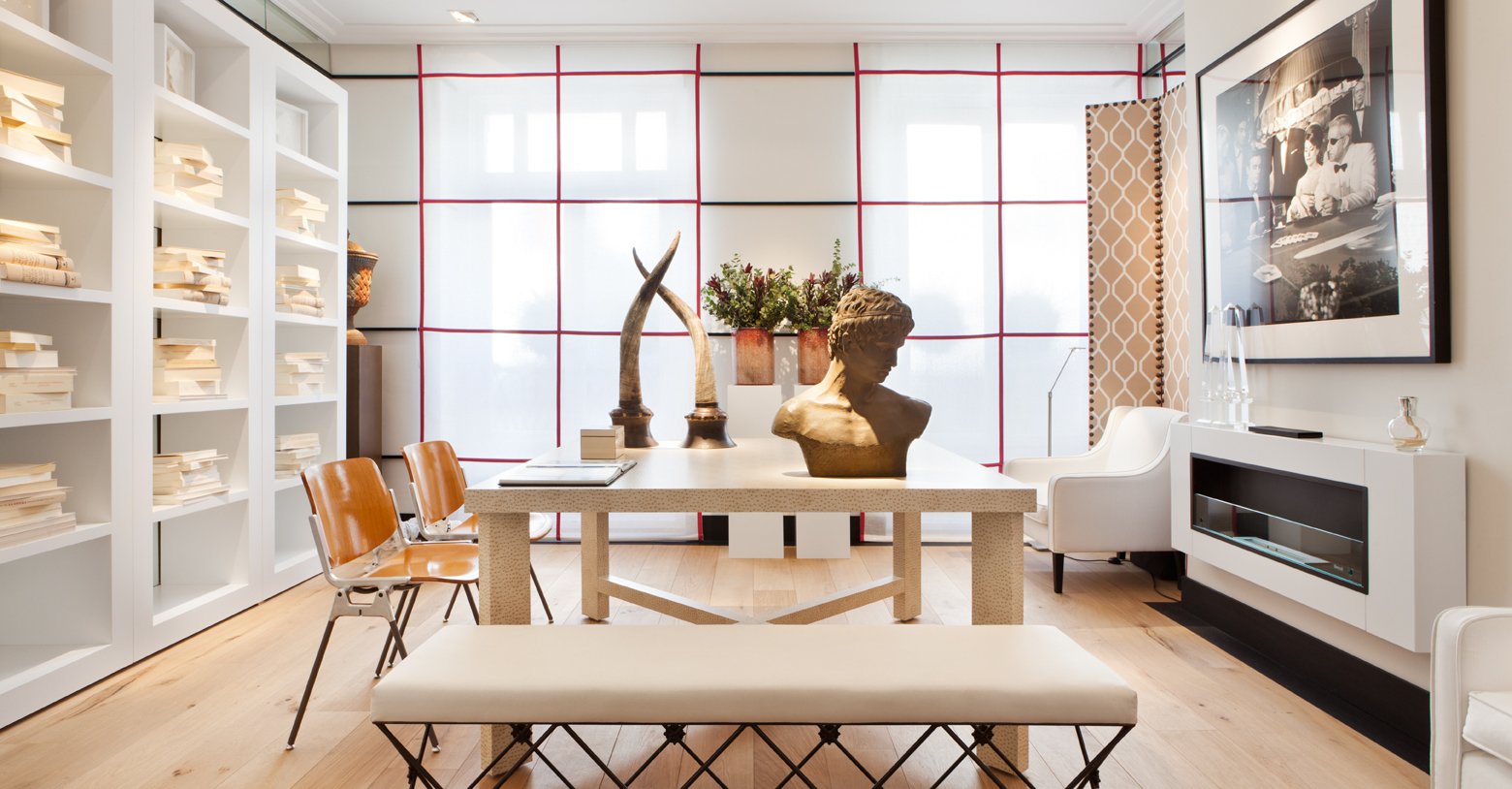 Manuel Espejo, sala de esta, "El Gabinete" en Casa Decor 2014
