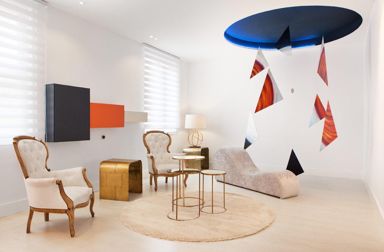 Sala de relax de Concepción Morello y Verónica García en Casa Decor 2014