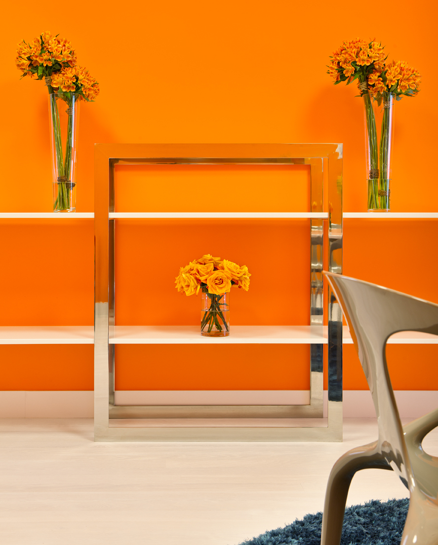 Salón colorista de Marian Lozano en Casa Decor 2014