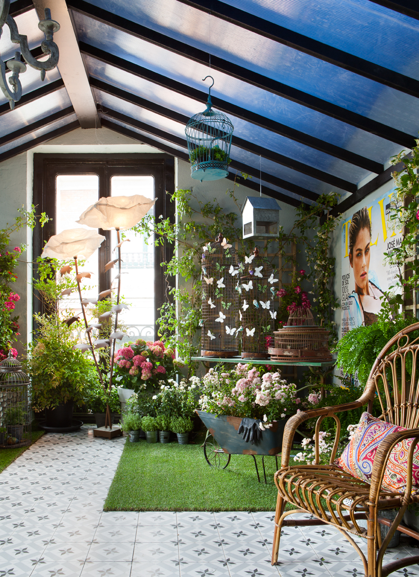 Jardín interior de Rotaeche&Santallana en Casa Decor 2014
