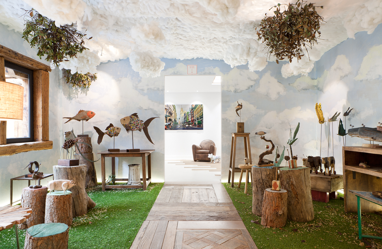 Espacio cálido y natural por Cuca García Lorente y Javier Lorenzo en Casa Decor 2015