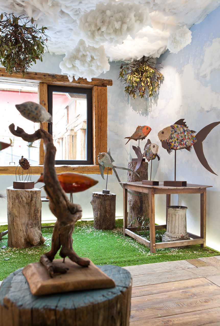 Espacio cálido y natural por Cuca García Lorente y Javier Lorenzo en Casa Decor 2015