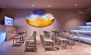 Auditorio por Rebeca Cano, Beatriz Peral y Andrés de la Torre en Casa Decor 2015