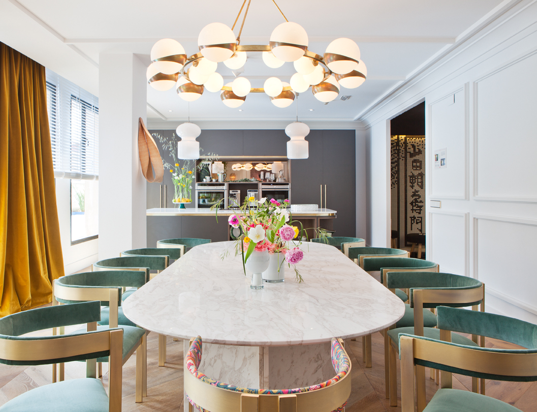 Comedor privado por Beatriz Silveira en Casa Decor 2015