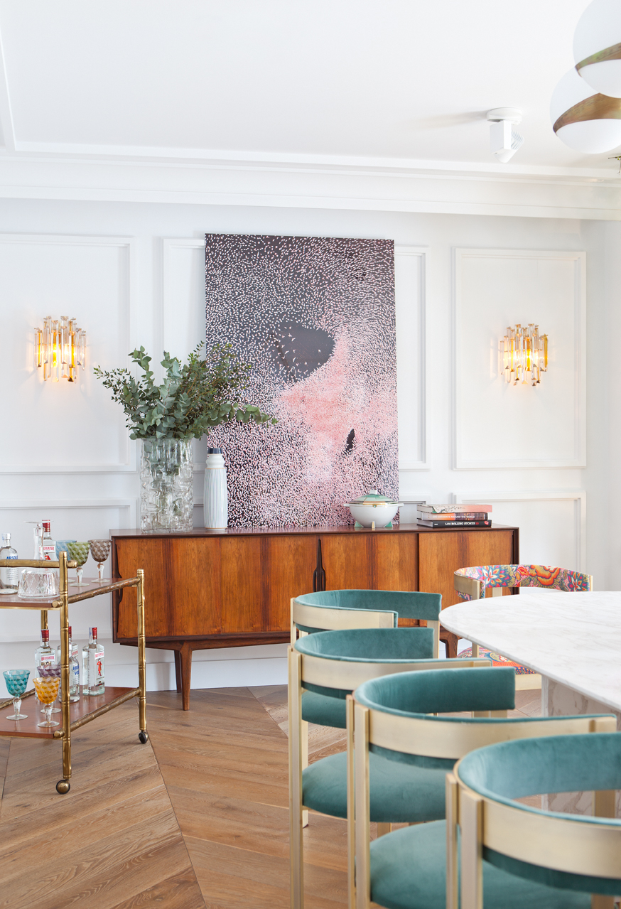 Comedor privado por Beatriz Silveira en Casa Decor 2015