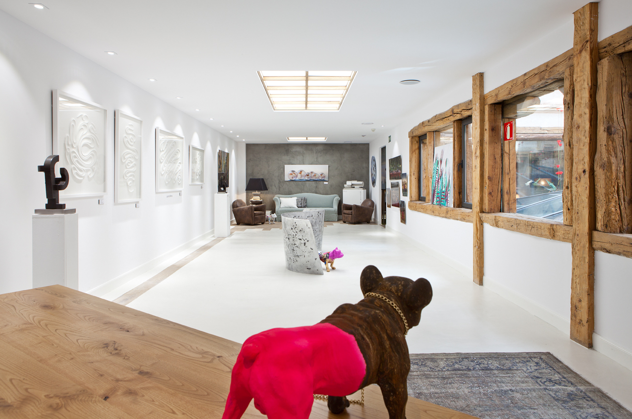 Galería de arte proyectada por Concepción Morello en Casa Decor 2015