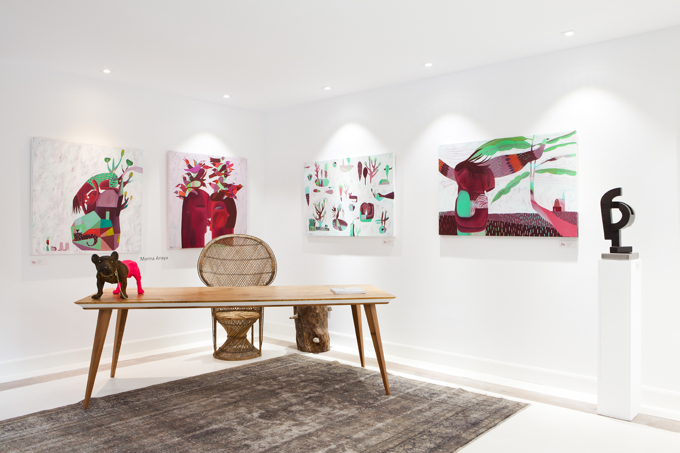 Galería de arte proyectada por Concepción Morello en Casa Decor 2015