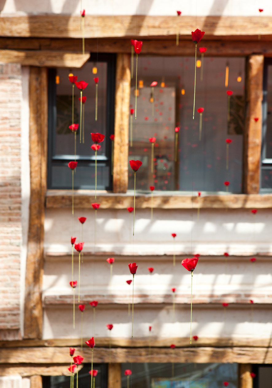 Espacio Kenzo en el patio interior de Casa Decor 2015