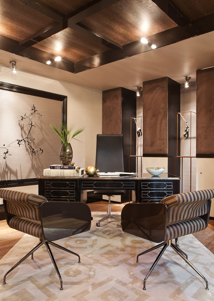 Despacho con zona de estar de Disak Studio en Casa Decor 2015