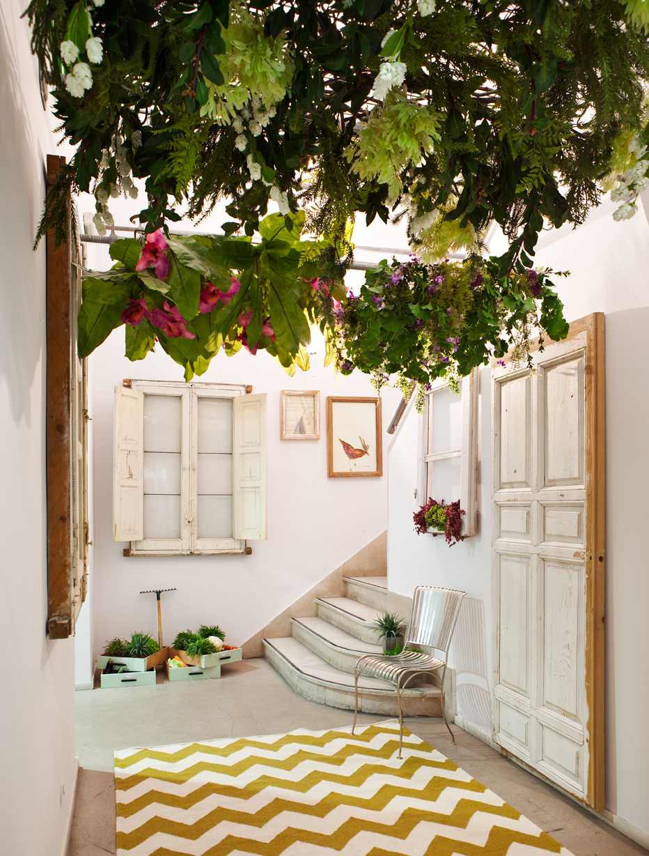 Escalera decorada por Marta Sánchez Zornoza en Casa Decor 2015