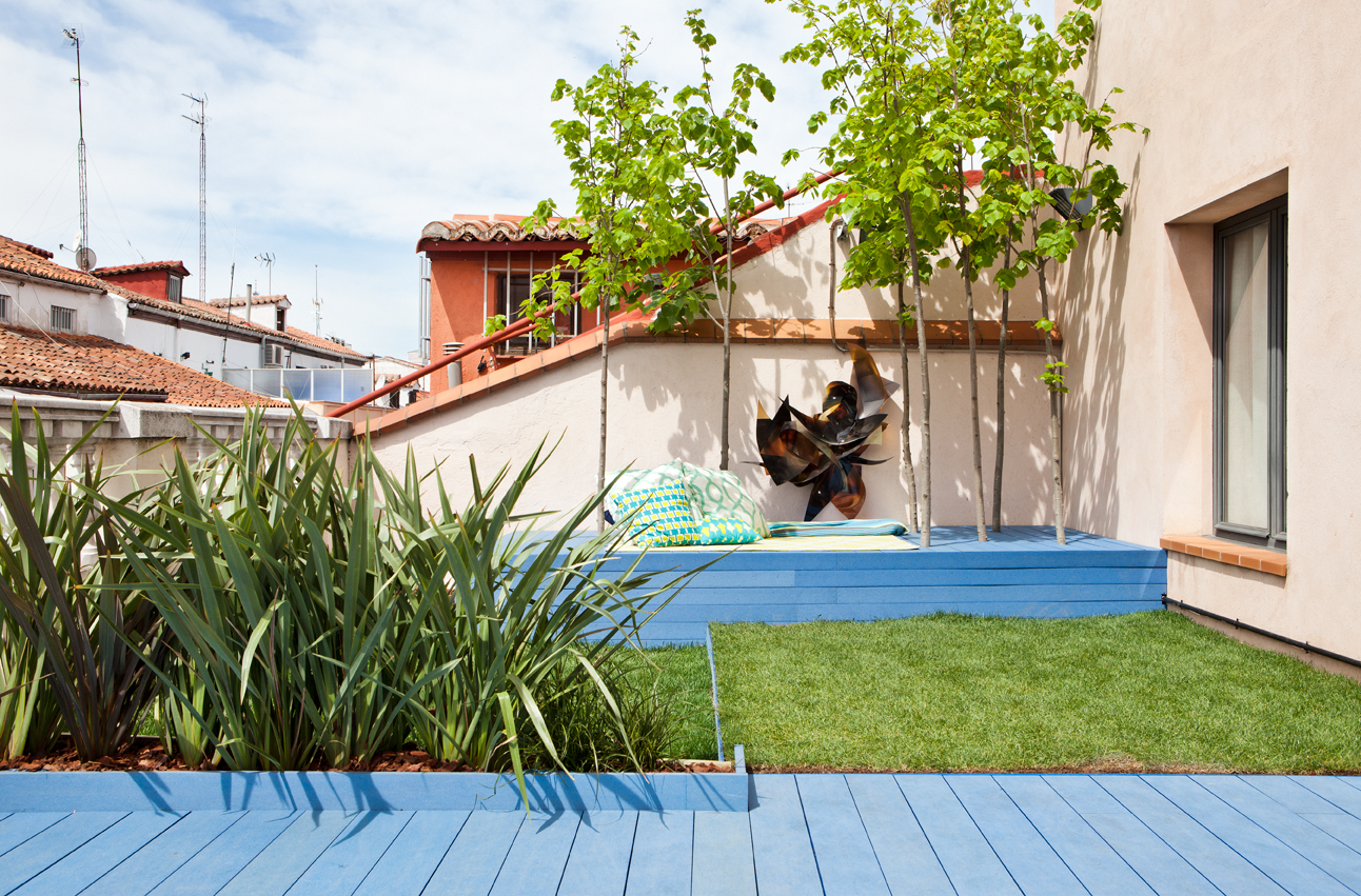 Terraza urbana por Miguel Moreno Mateos en Casa Decor 2015