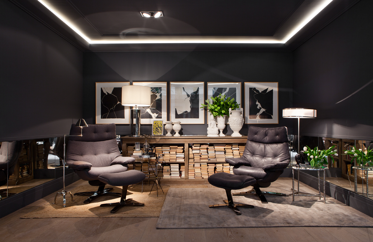Salón contemporáneo de Raúl Martins en Casa Decor 2015