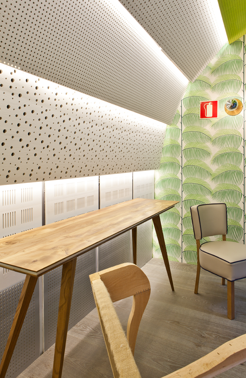 Pared creativa Pladur por Guille García-Hoz en Casa Decor 2015