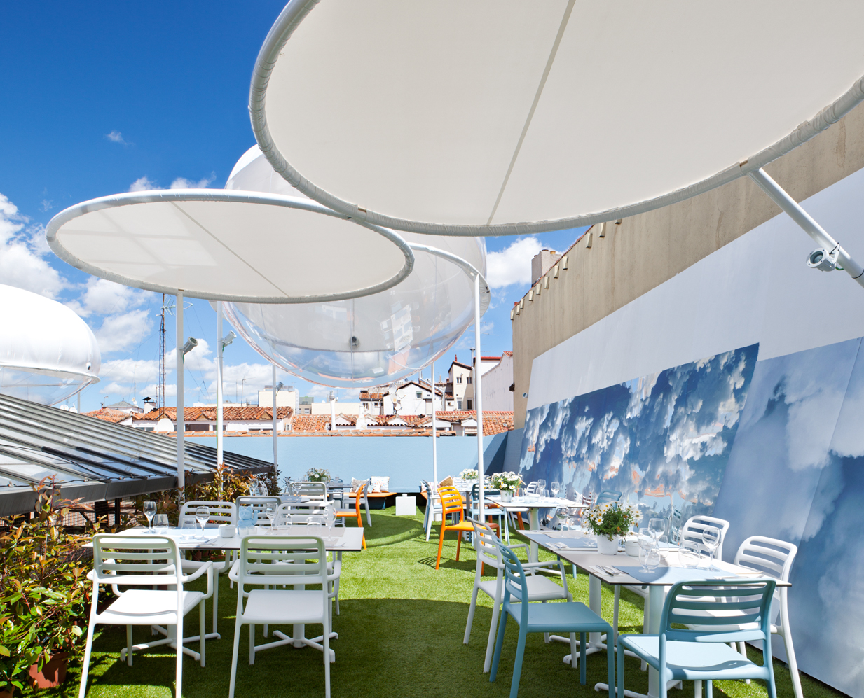 Restaurante "The Azotea" de Carolina González Vives en Casa Decor 2015