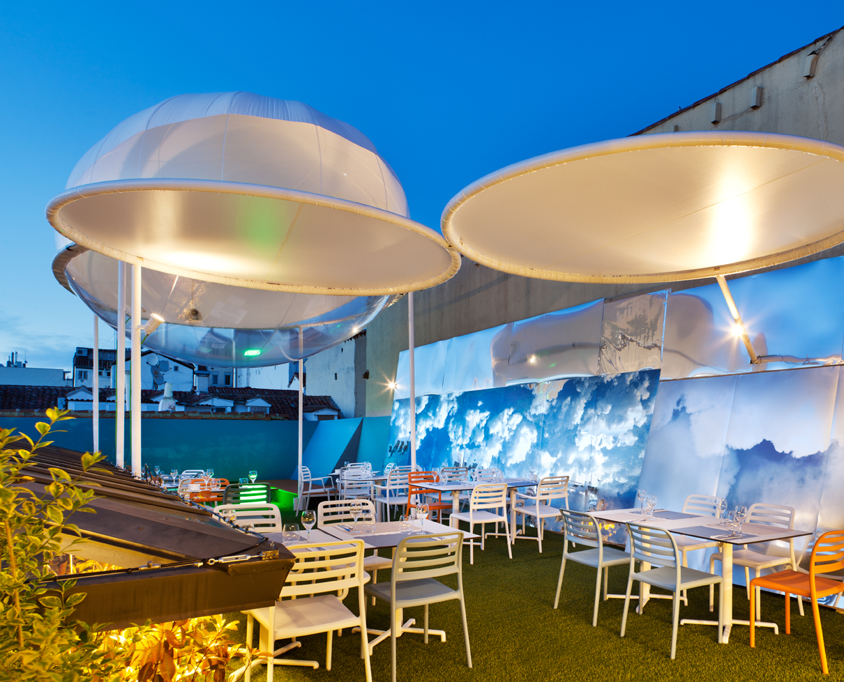 Restaurante "The Azotea" de Carolina González Vives en Casa Decor 2015