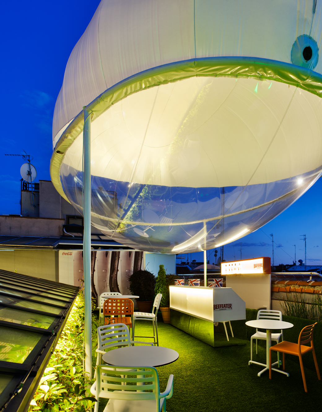 Restaurante "The Azotea" de Carolina González Vives en Casa Decor 2015