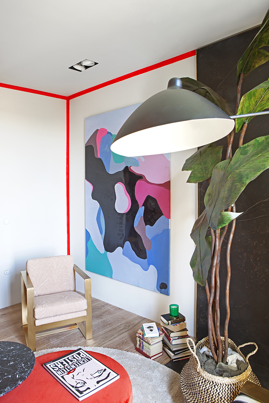 Sala de estar polivalente, realizada por Almudena Rebuelta Domecq en Casa Decor 2016