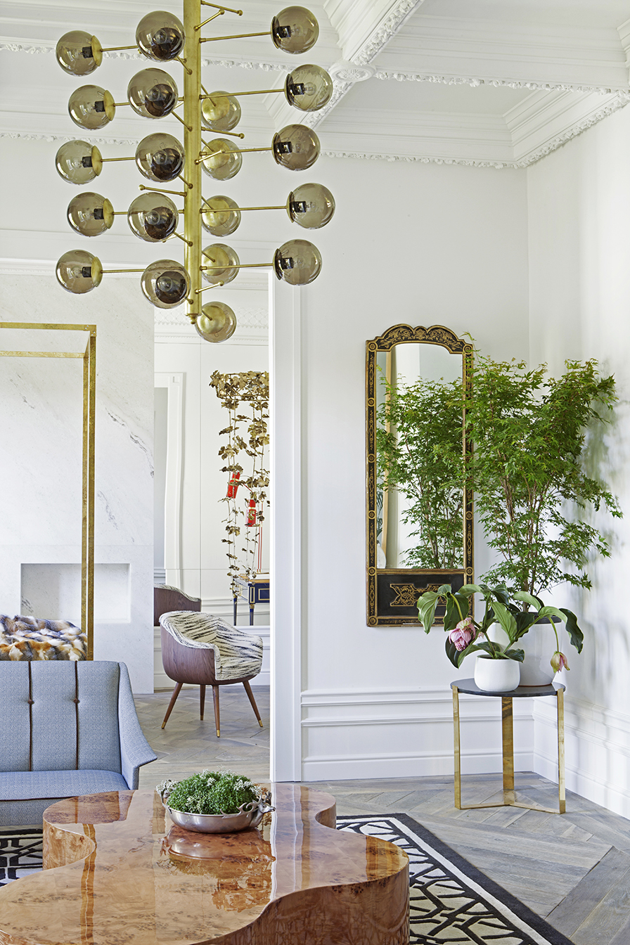 Salón de la suite femenina de Beatriz Silveira en Casa Decor 2016
