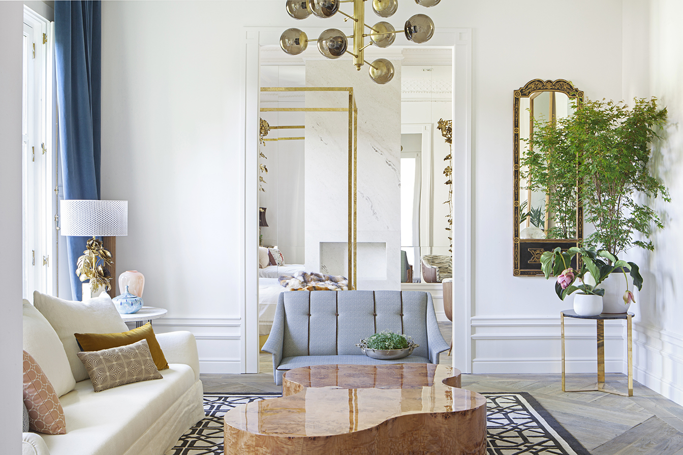 Salón de la suite femenina de Beatriz Silveira en Casa Decor 2016
