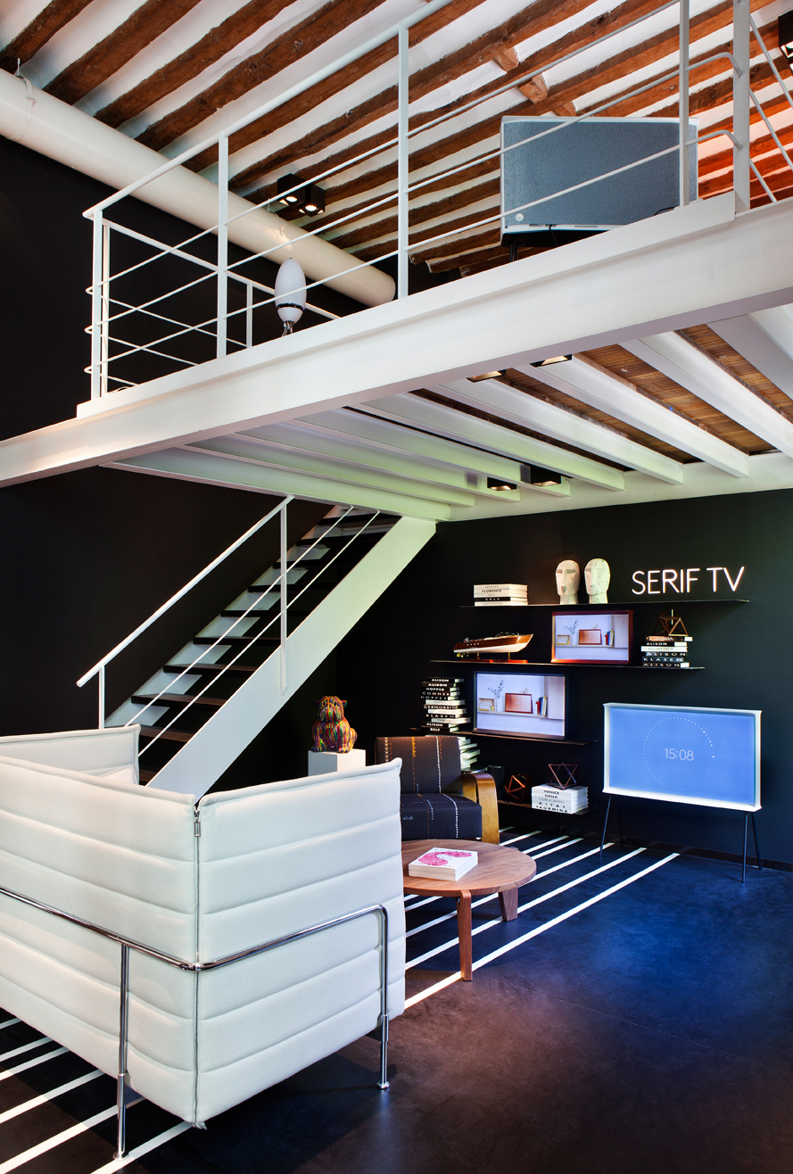 Sala de TV Samsung de Diego Rodríguez en Casa Decor 2016